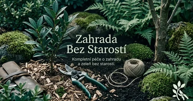 Obálka webu Zahrada bez starostí vytvořená v OAZEE