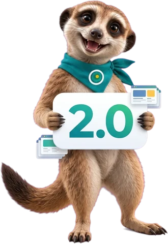 Ozee, maskot OAZEE, s cedulí 2.0
